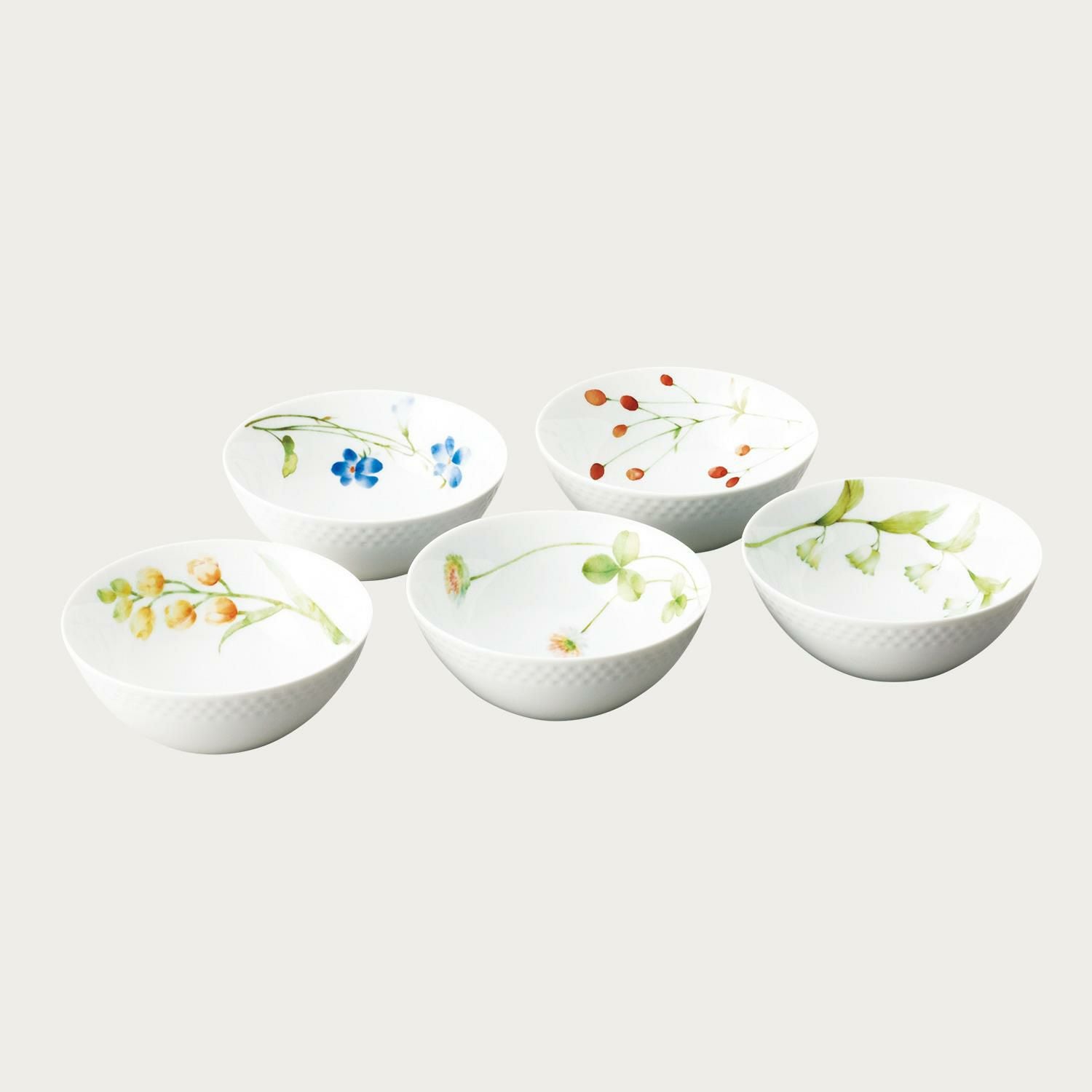 京香旬彩 11cmボウルセット(絵変り5個) | ノリタケ食器公式オンライン