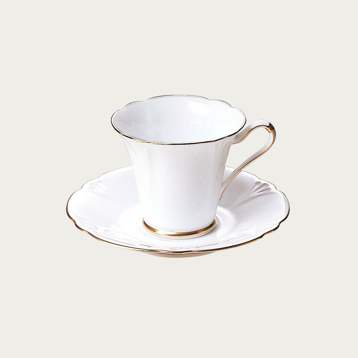 大倉陶園］ゴールドライン コーヒー碗皿(ファンシー) | ノリタケ食器
