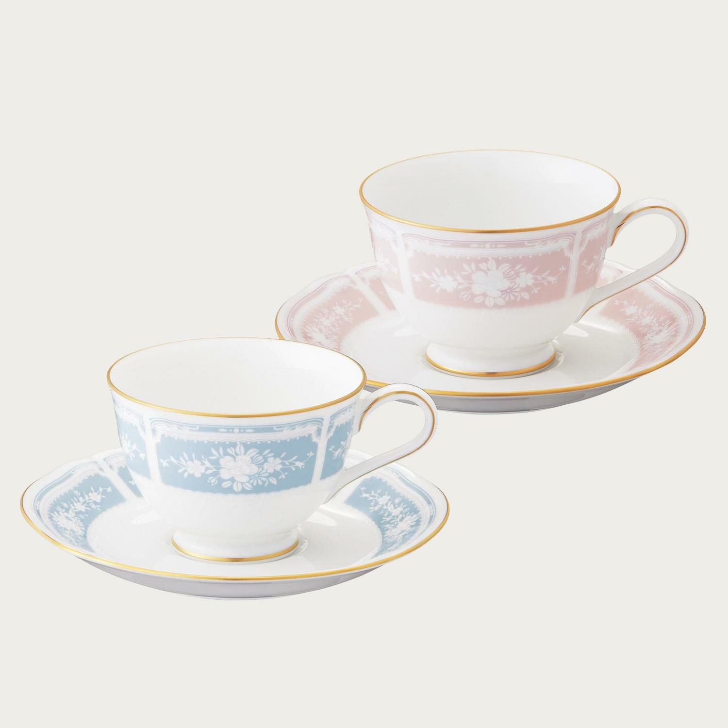 ☆新品ノリタケNoritake　ペア碗皿　食器☆ ノリタケ 【ノリタケ】≪サブライム≫ ティー・コーヒー碗皿ペア（鉄紺