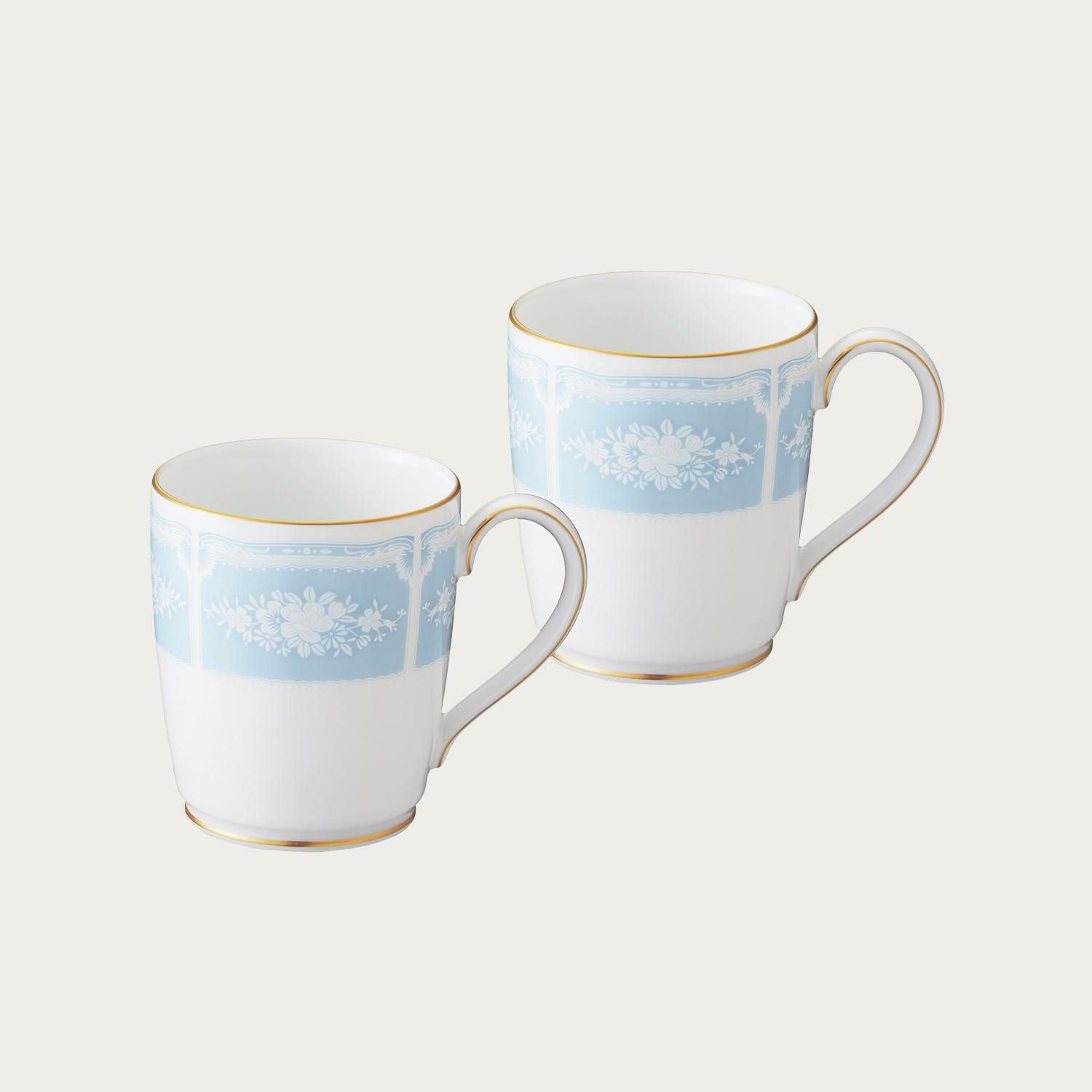 Noritake　マグセット Noritake (ノリタケ) ハンプシャー ゴールド プラチナ マグセット