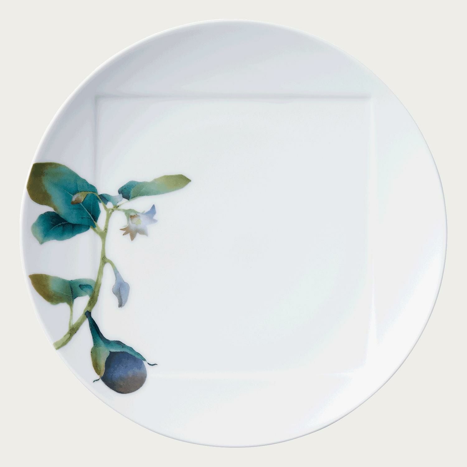 京香旬彩 27cmプレート(加茂茄子) | ノリタケ食器公式オンラインショップ