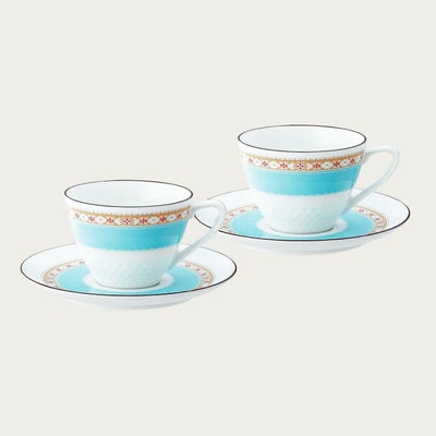 ハミングブルー カップ&ソーサーペア | ノリタケ食器公式オンライン 