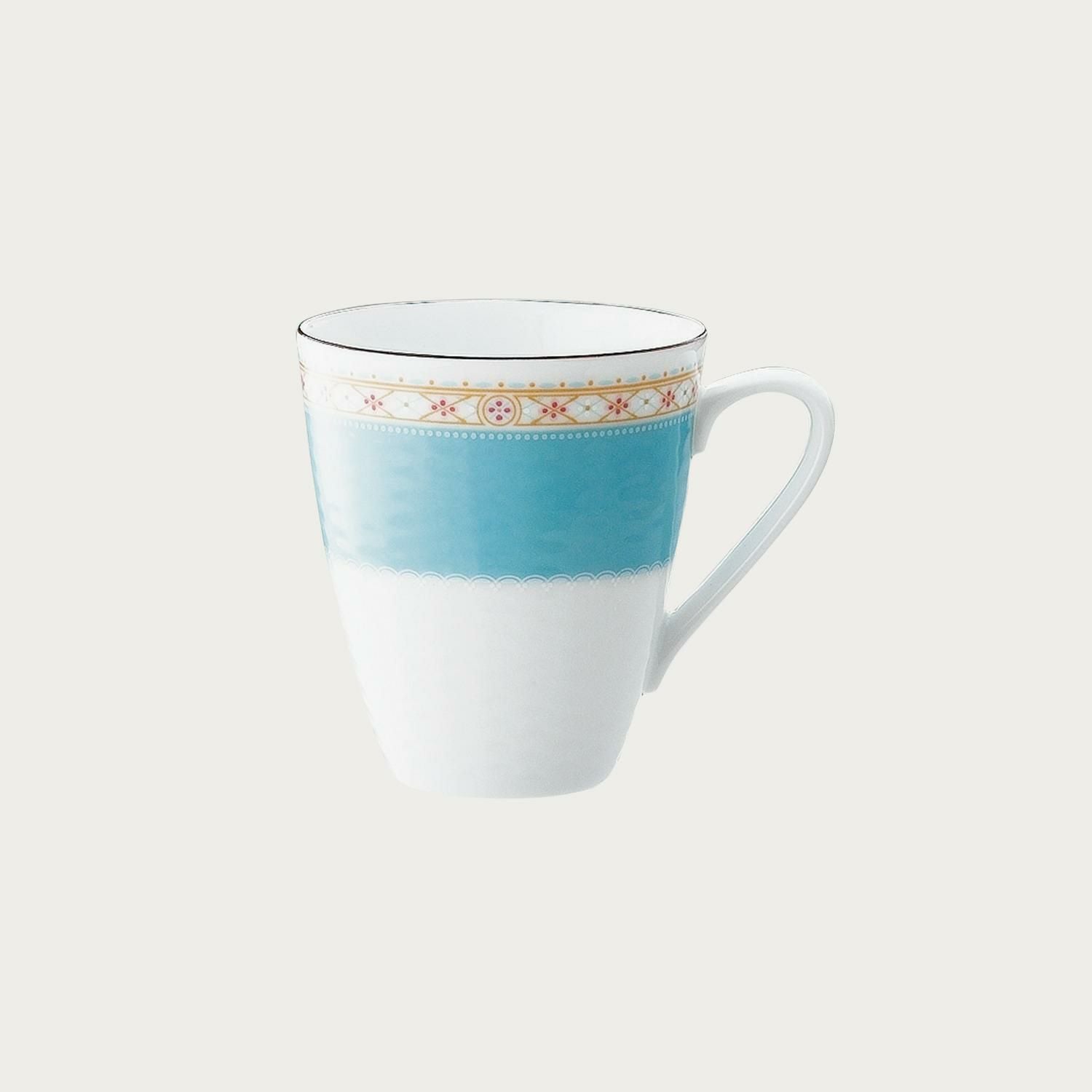 A8066【ノリタケ】マジェスティック マグカップ ブルー バーガンディ グリーン イエロー セット カーニバル “アップルグリーン” マグカップ | ノリタケ食器公式