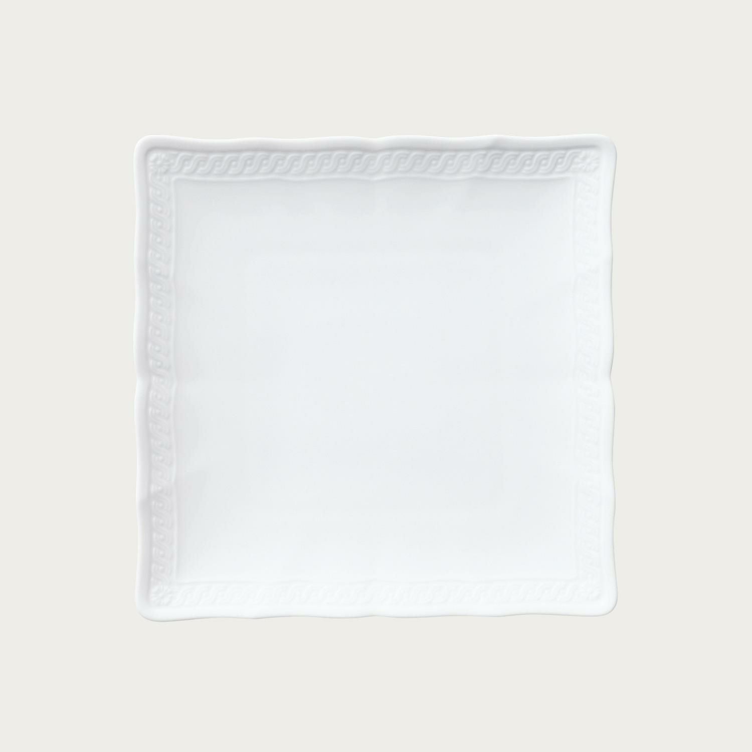 シェール ブラン 19cmスクエアプレート | ノリタケ食器公式オンライン