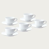 シェール ブラン カップ&ソーサーセット(5客)