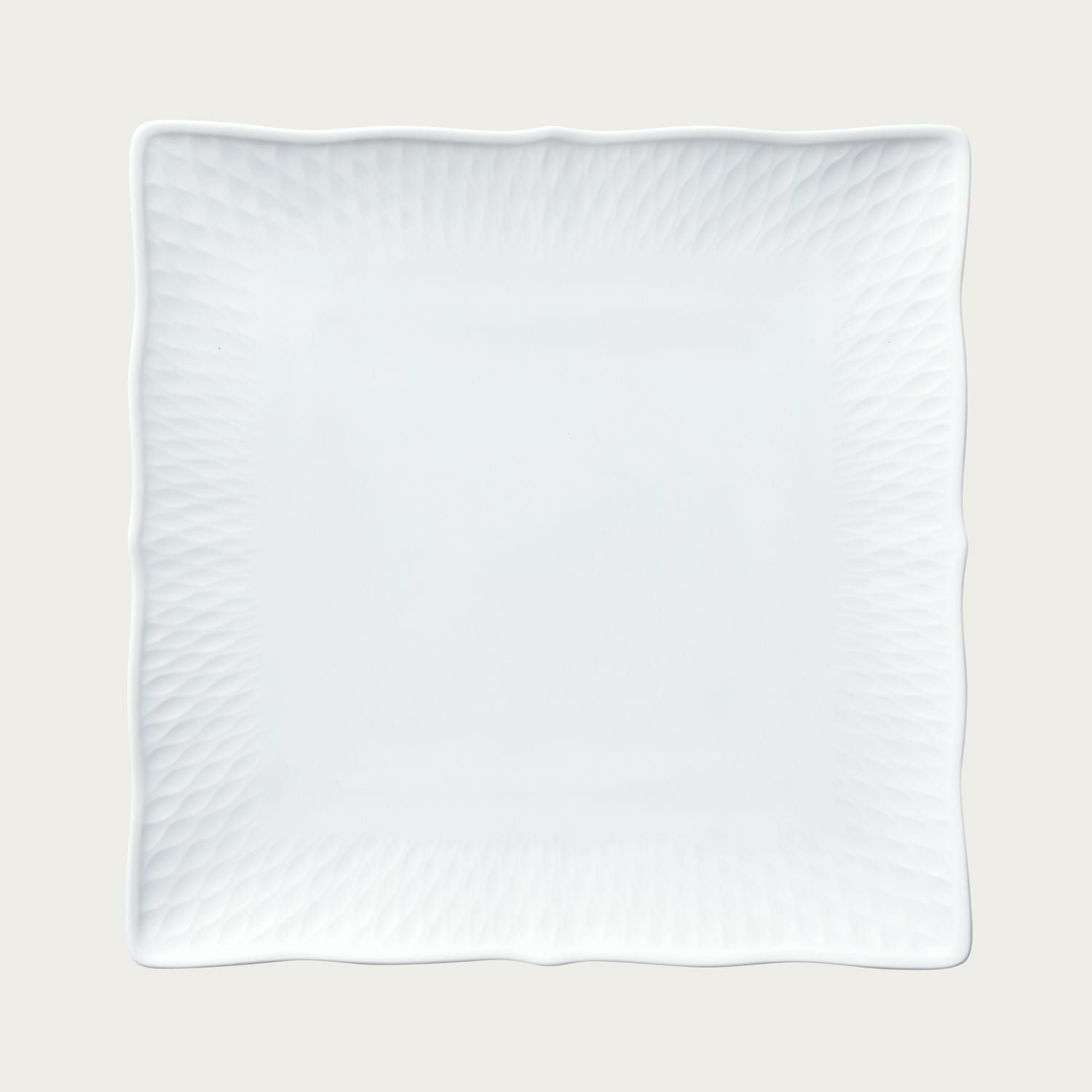 シェール ブラン 27cmスクエアプレート | ノリタケ食器公式オンライン