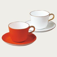 大倉陶園］紅白 モーニング碗皿ペア(色変り) | ノリタケ食器公式 