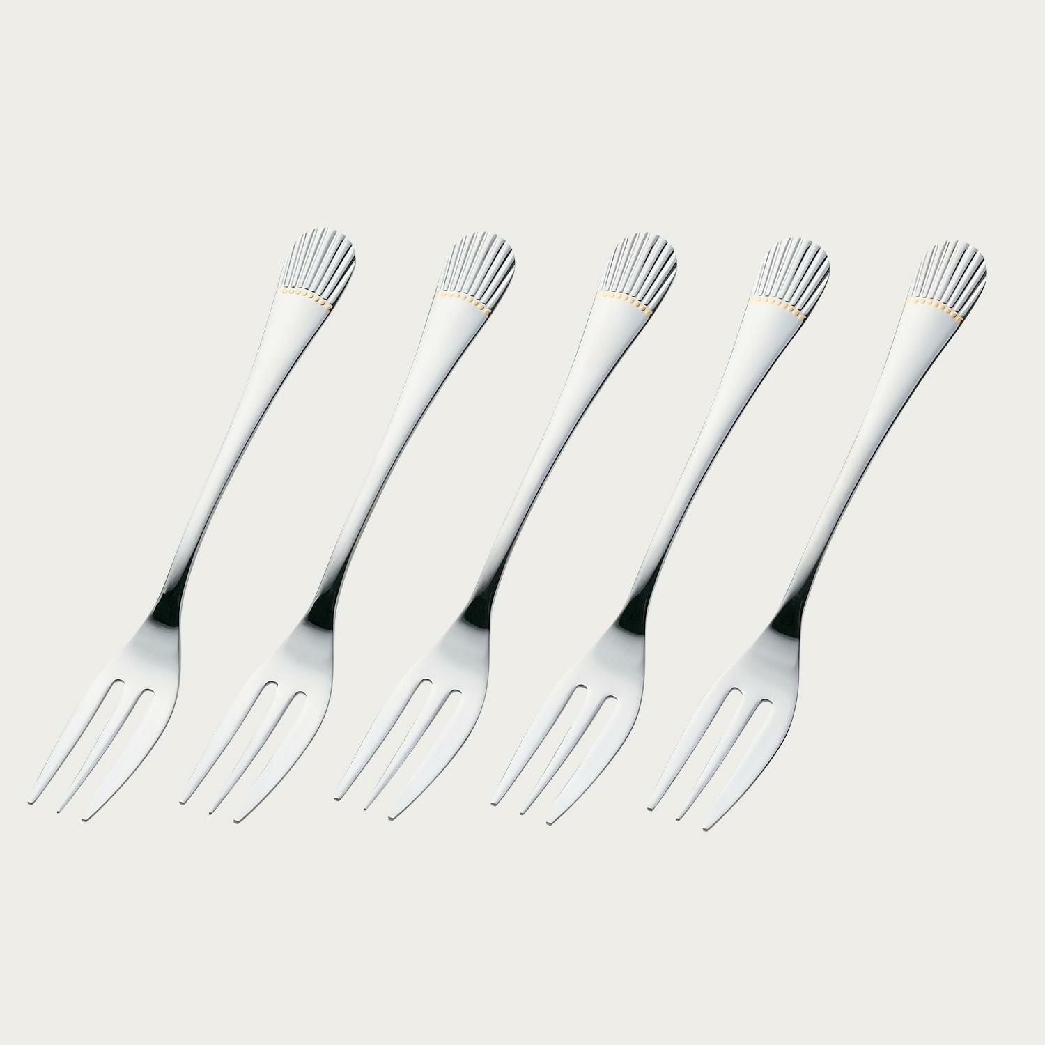 Noritake 金メッキ スプーンセット 5本と6本 Noritake・ノリタケ・スプーン6本セット・カトラリー・ゴールド・No