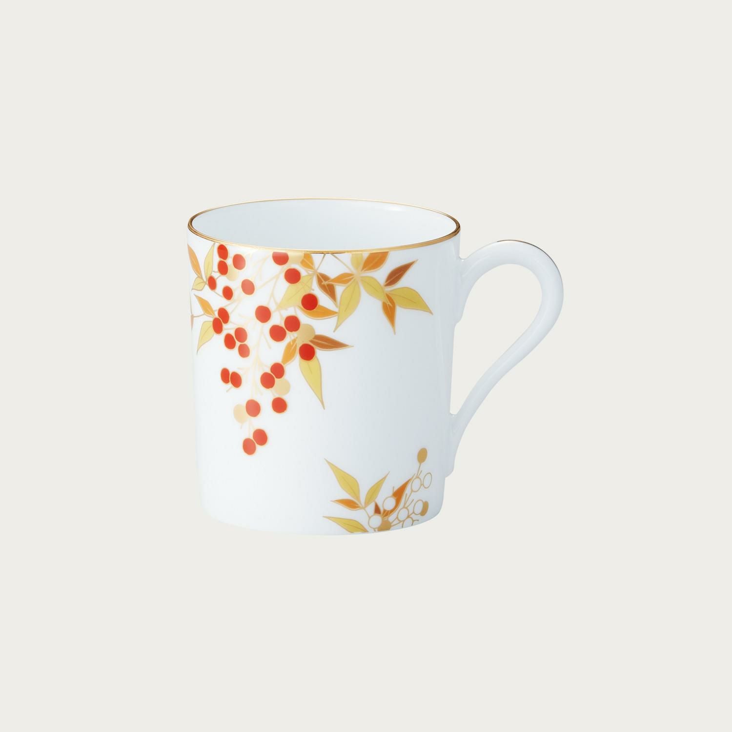 大倉陶園］紅白南天 マグカップ | ノリタケ食器公式オンラインショップ