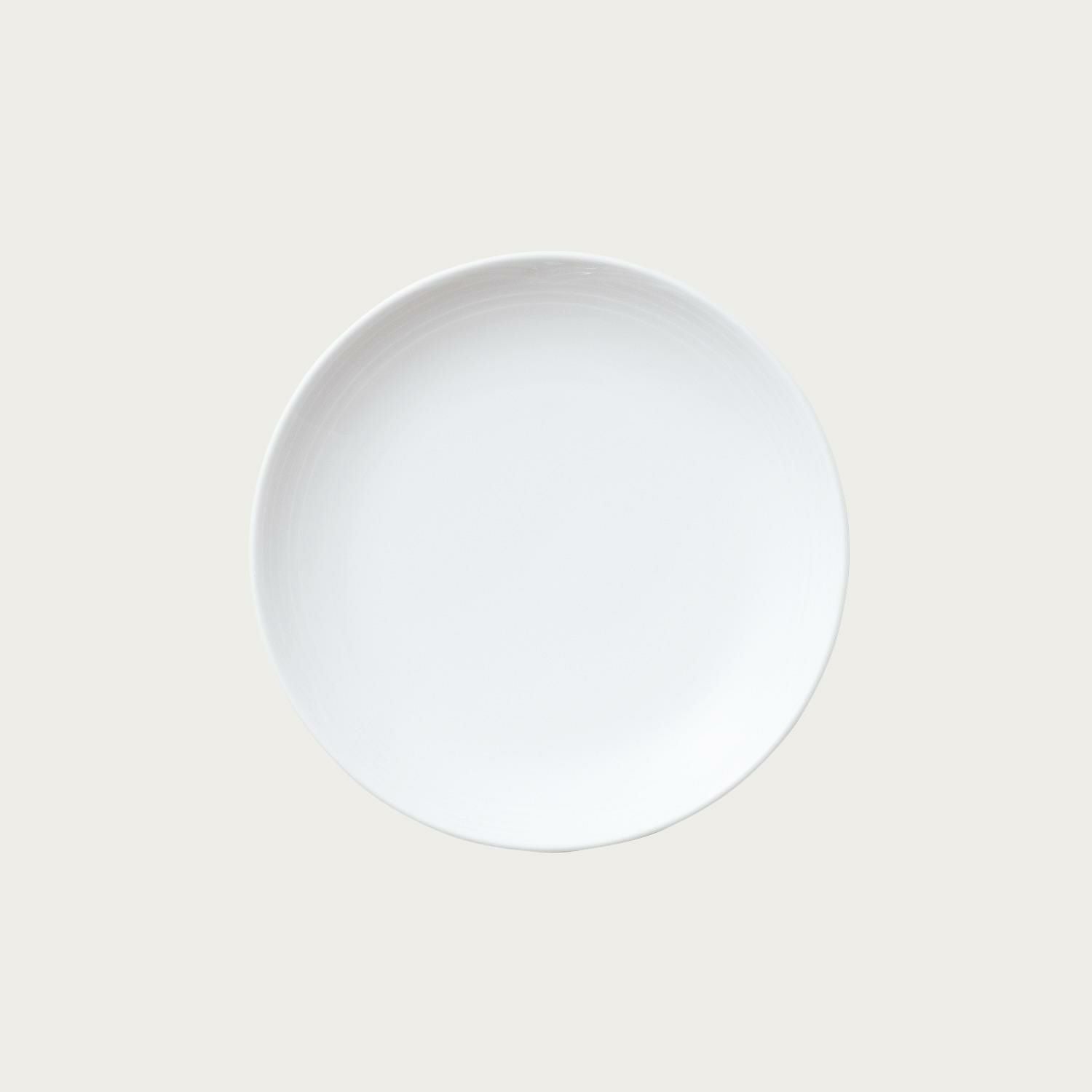 アークティック ホワイト 16.5cmクーププレート | ノリタケ食器公式