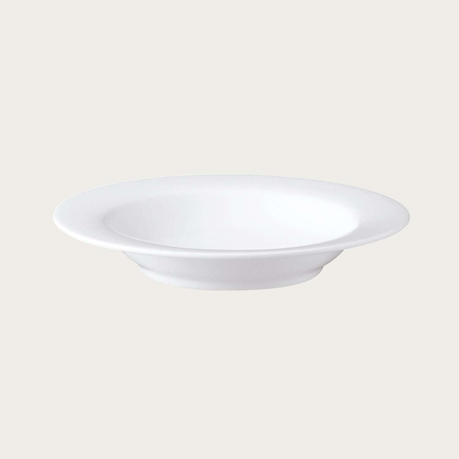 アークティック ホワイト 23cmディーププレート | ノリタケ食器公式