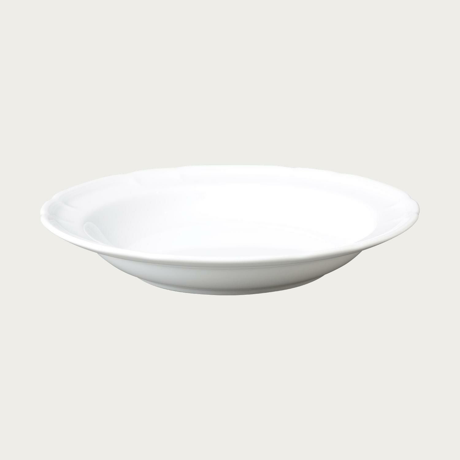 アークティック ホワイト 23cmディーププレート | ノリタケ食器公式