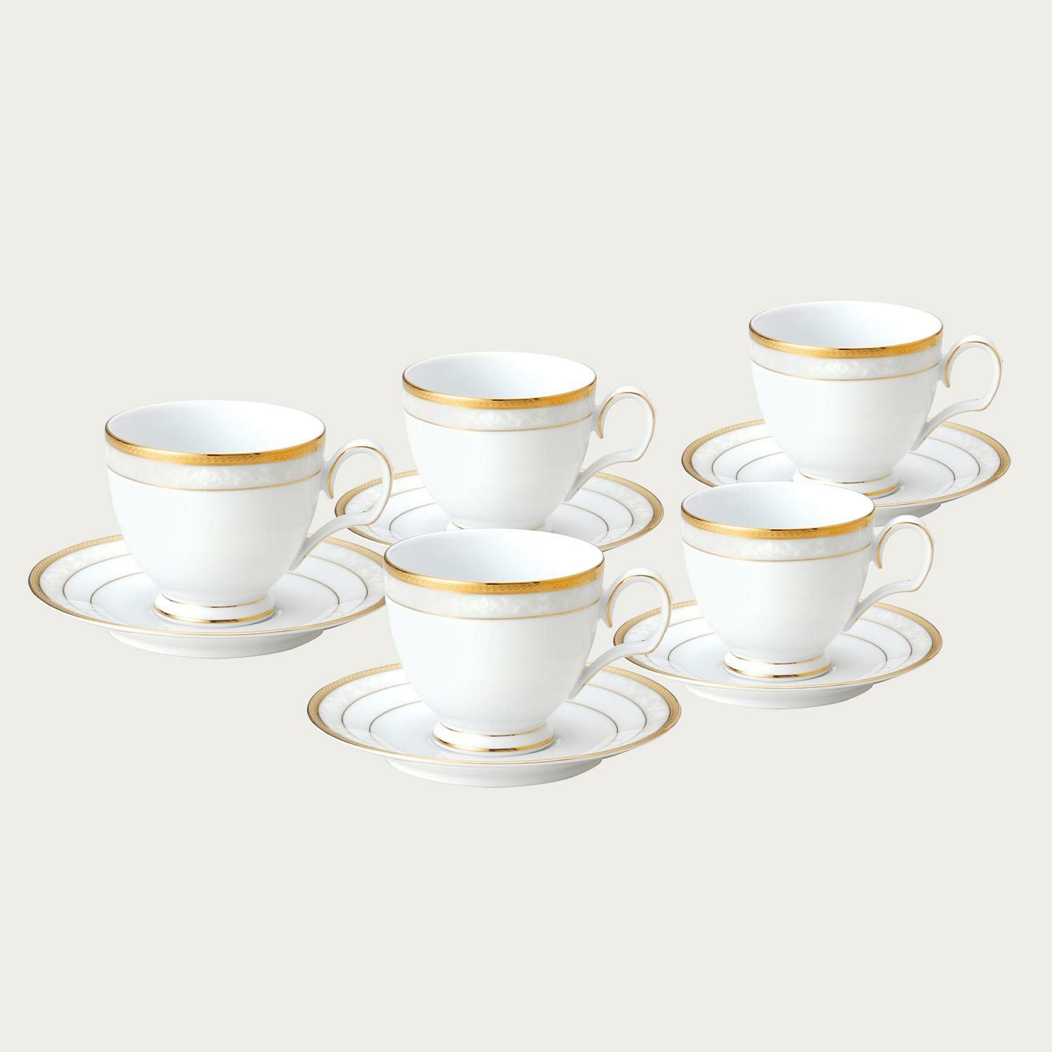 ノリタケ カップ＆ソーサー 10客まとめ売り ノリタケ カップ＆ソーサ 5客セット a・b | アンティーク雑貨・家具