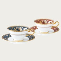 サブライム カップ&ソーサーペア(鉄紺・海老茶) | ノリタケ食器公式 