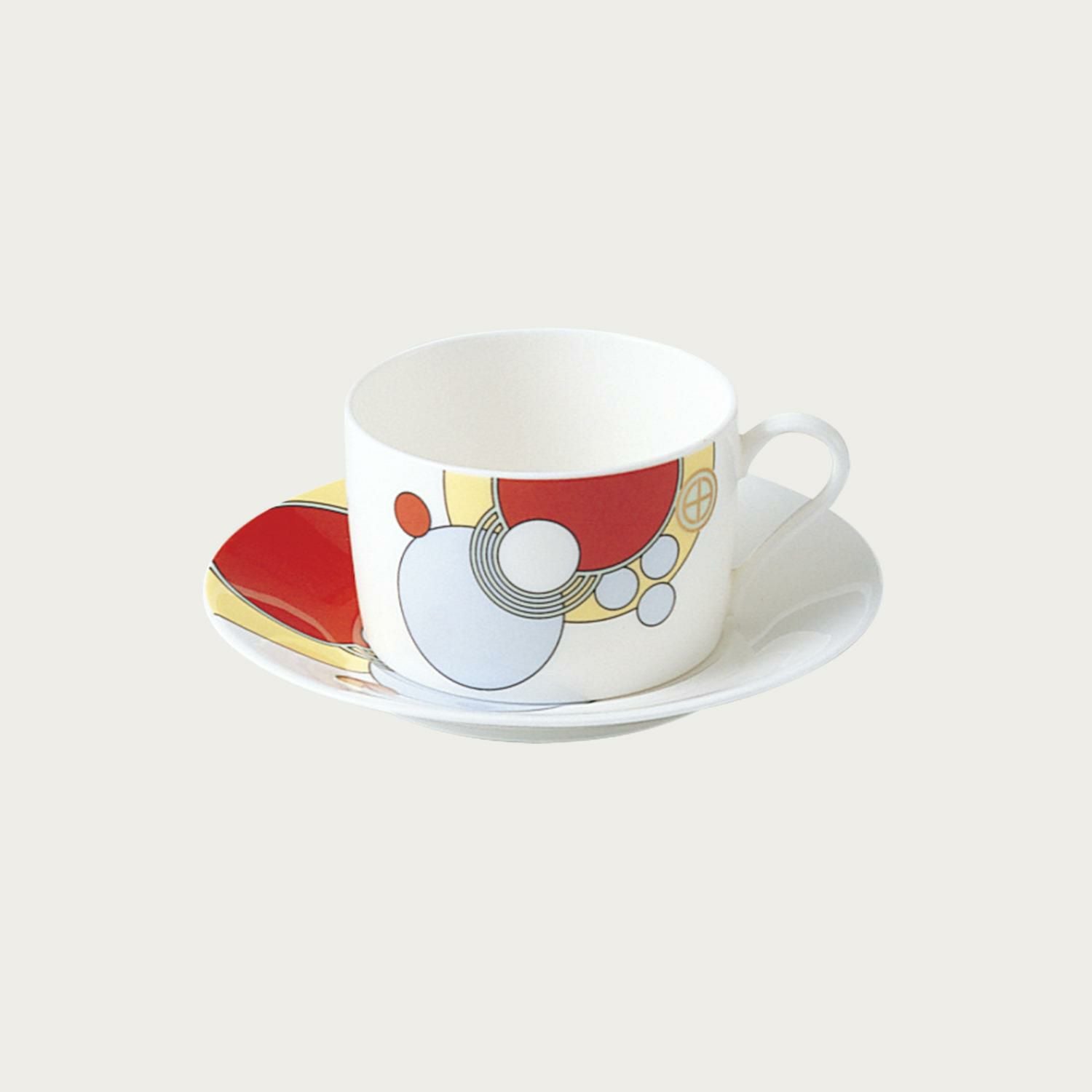 【未使用】帝国ホテル ノリタケ  カップ&ソーサー、ケーキ皿セット フランク・ロイド・ライトの旧帝国ホテルで使われた食器が名古屋の