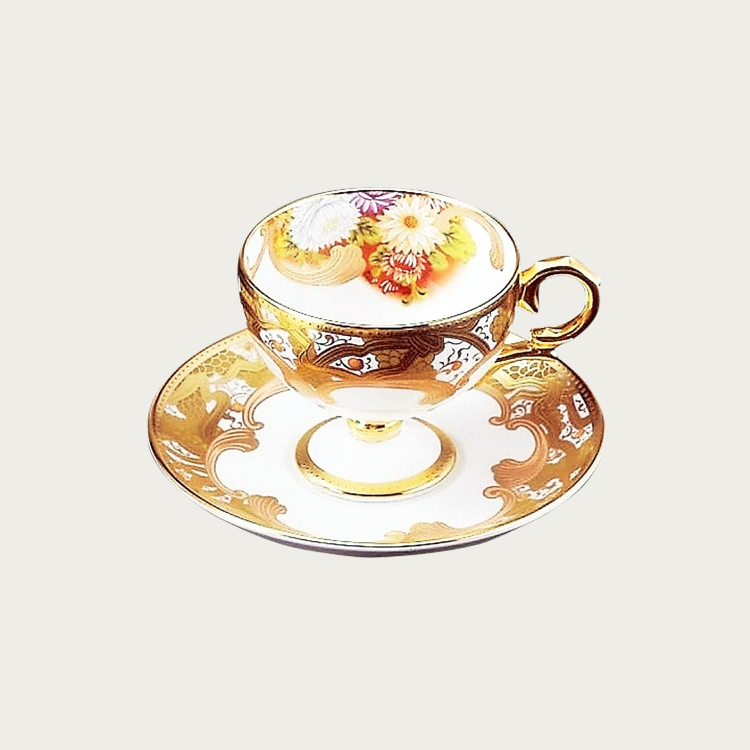 和花コレクション カップ&ソーサー(菊) | ノリタケ食器公式オンライン