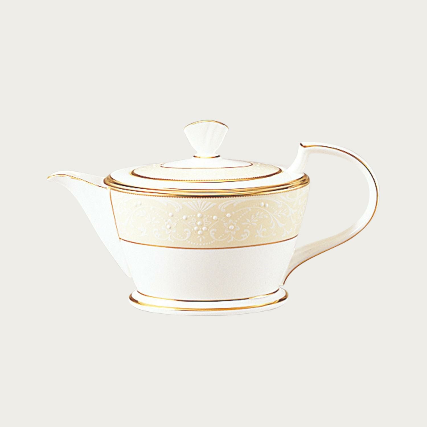 ホワイトパレス ティーポット | ノリタケ食器公式オンラインショップ