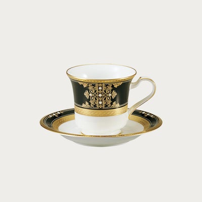 あやみなも コーヒーカップ&ソーサー(夜桜金銀彩) | ノリタケ食器公式 