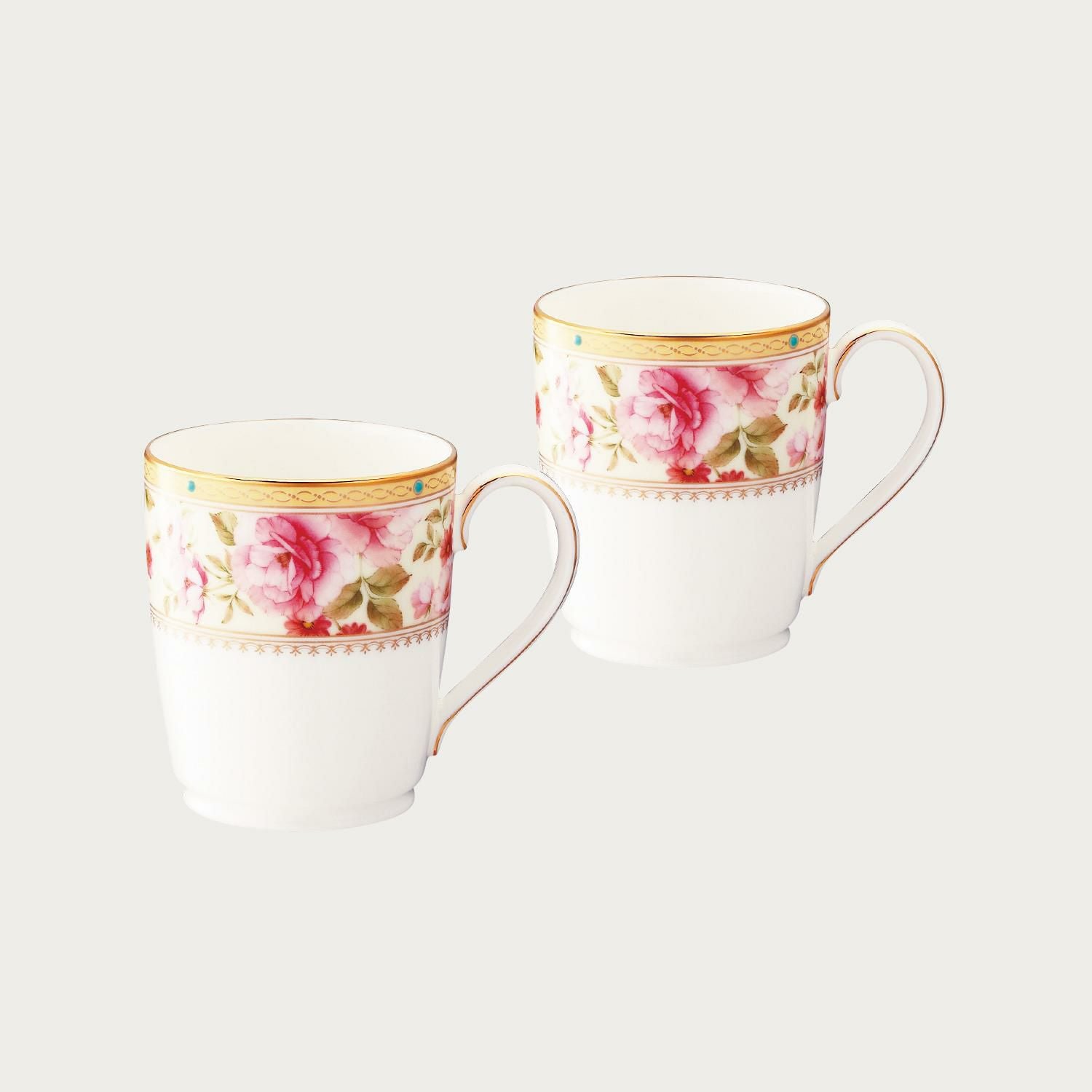 花更紗 マグカップペア(色変り) | ノリタケ食器公式オンラインショップ