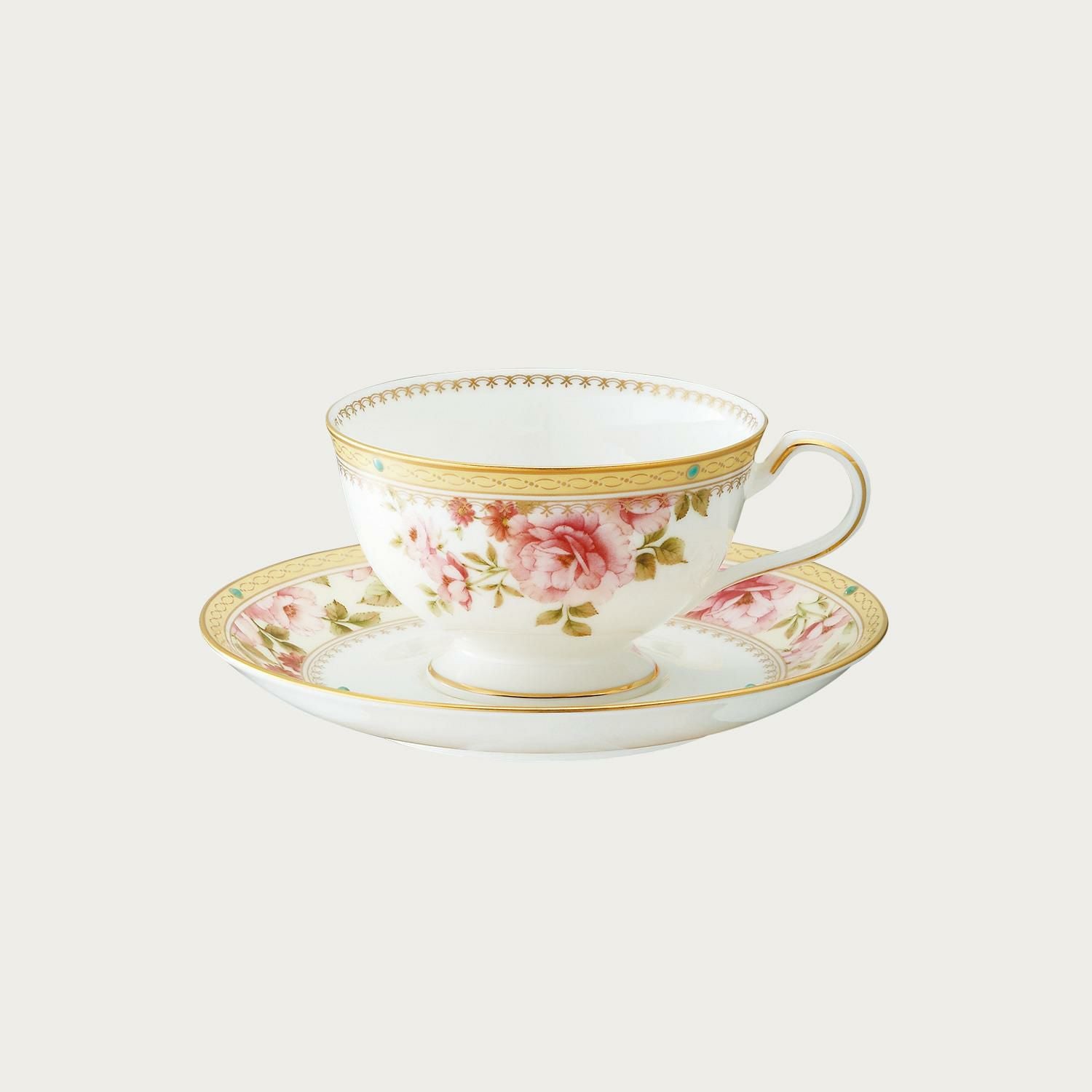 【美品】Noritake ノリタケ カップ&ソーサー ティーカップ ティーセットbone china HERTFORD 4861 洋食器 Noritake ノリタケ カップ & ソーサー ( コーヒー ティー 兼用) 220cc