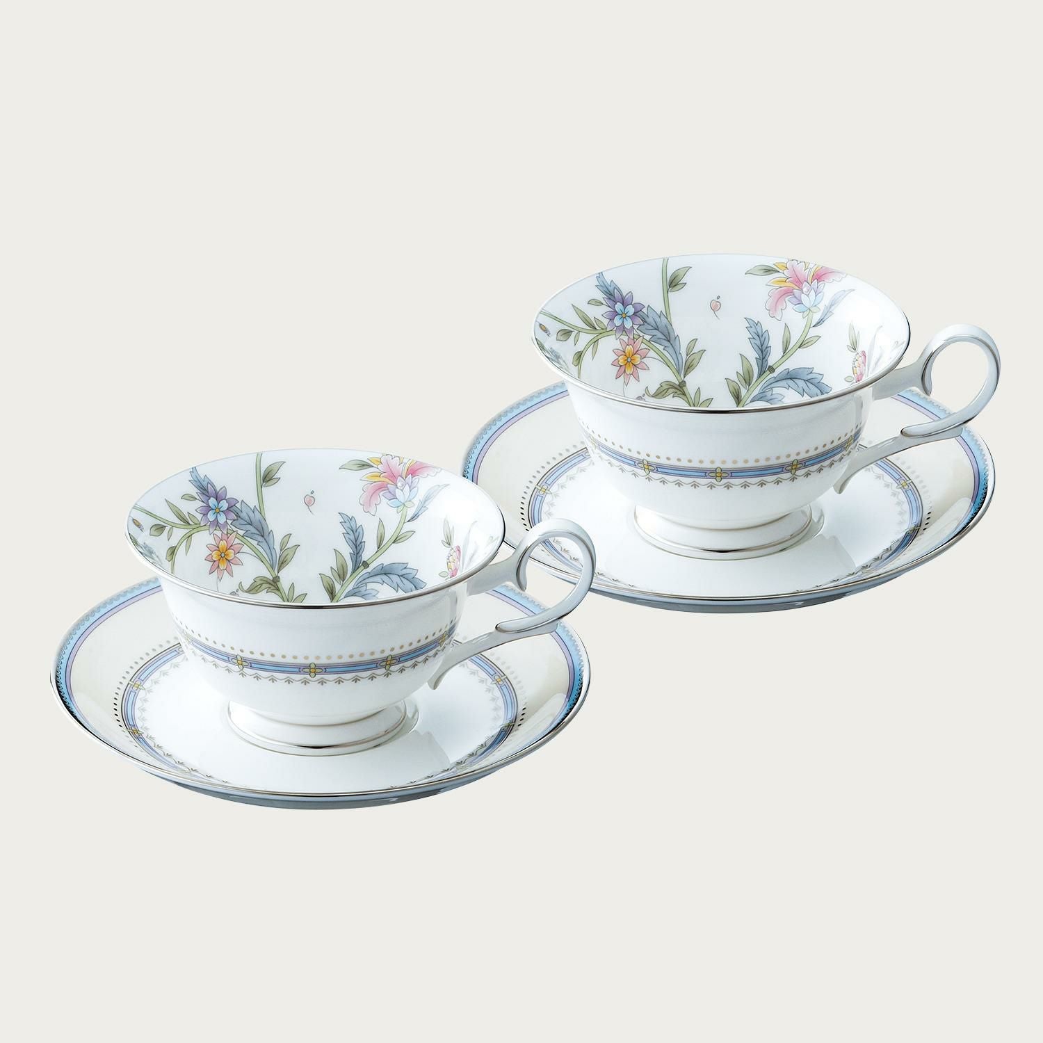 新品ノリタケ ジャルダンフルーリ 食器 4 セット ジャルダン フルーリ カップ&ソーサーペア | ノリタケ食器公式