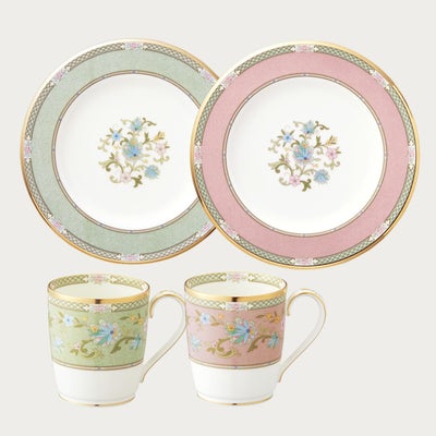 花更紗 モーニングペア(色変り) | ノリタケ食器公式オンラインショップ