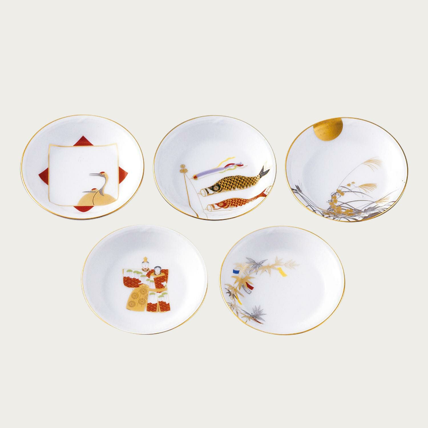大倉陶園　皿2枚セット 大倉陶園 【大倉陶園直営店】 ＜直営店限定＞ゴールドライン 14cmプチ