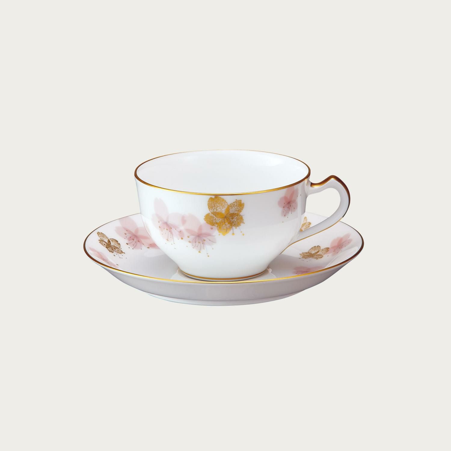 大倉陶園］桜シリーズ ティー・コーヒー碗皿 第3回「初御代桜