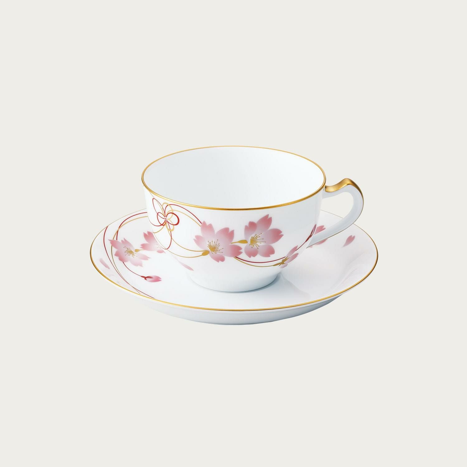 【はなさま専用】 大倉陶園 桜文様 金彩 プレート 箱付 未使用品 高級磁器 大倉陶園］桜シリーズ ティー・コーヒー碗皿 第6回「結桜」 | ノリタケ