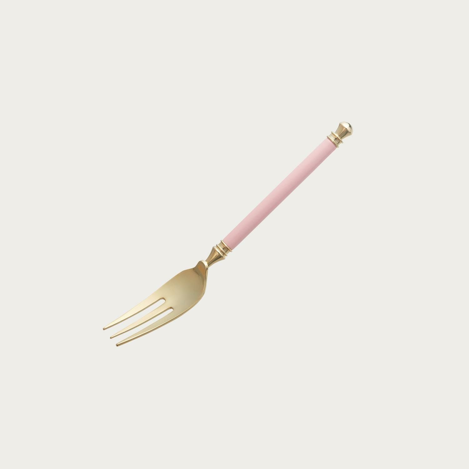 アルミナ磁器ハンドルカトラリー フルーツ・ケーキフォーク(ピンク