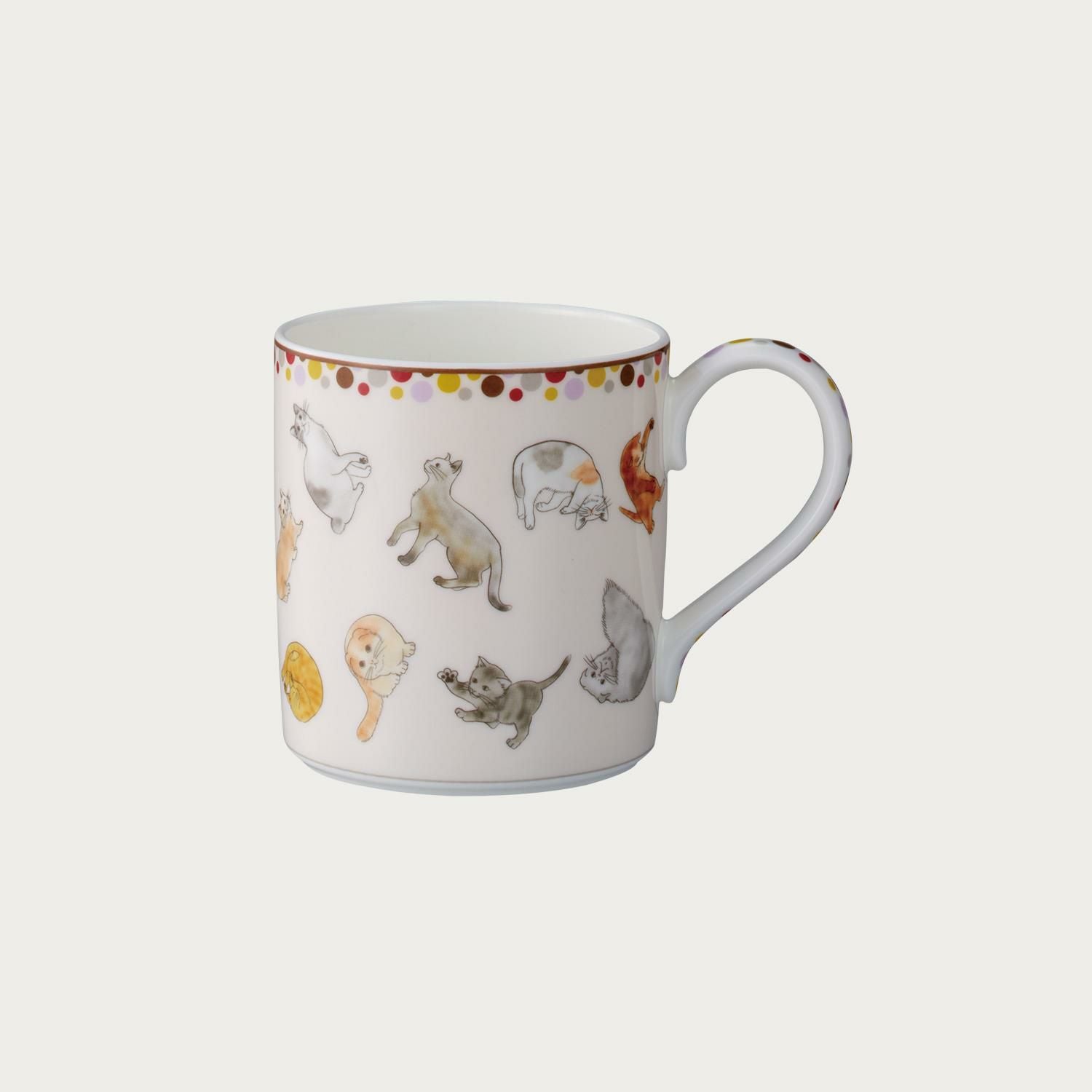ノリタケ『コーヒーカップ５客揃い』完品　＊おまけ～ノリタケマグカップ2客 コレクターズマグカップ 猫(ピンク) | ノリタケ食器公式オンラインショップ