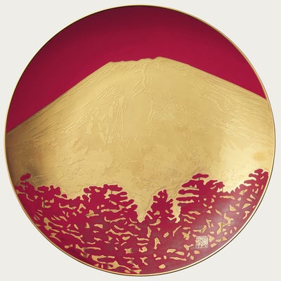 富士山 45.5cm額皿 赤富士(皿立て付) | ノリタケ食器公式オンライン 