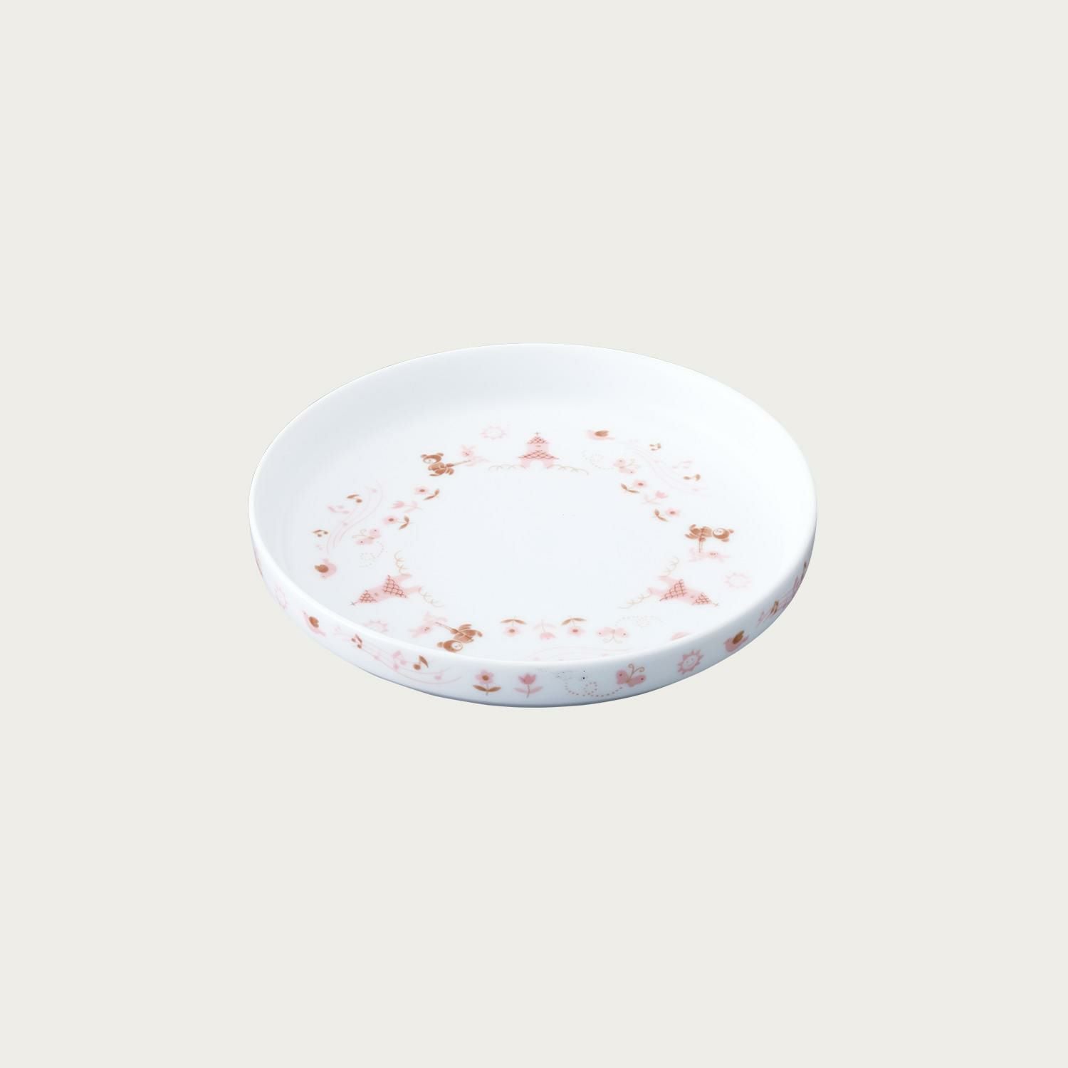 未使用品✨️ノリタケ ライトステップ ピンク 4点セット 特集 ノリタケの子供食器 ～はじめてのノリタケ～ 「ライトステップ