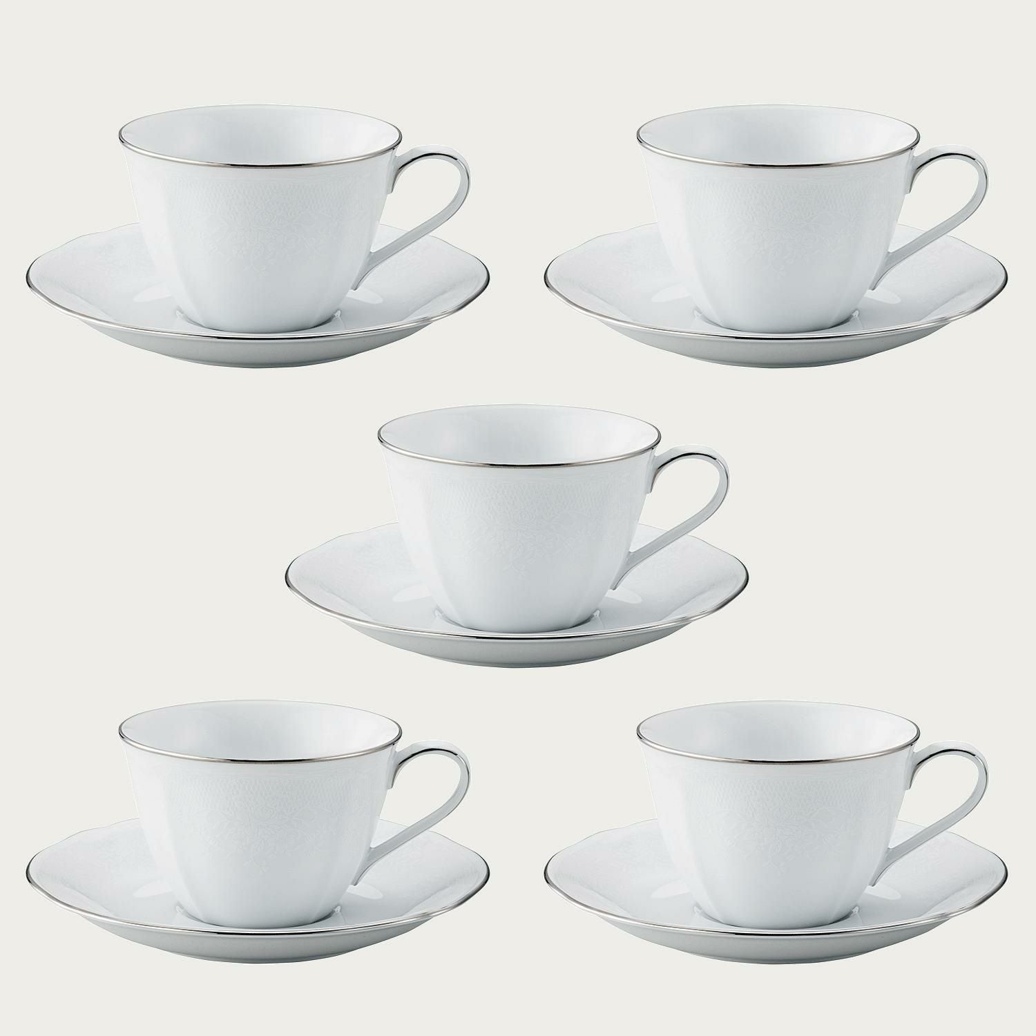 □特別価格□プリンセスブーケ カップ&ソーサー(5客) | ノリタケ食器
