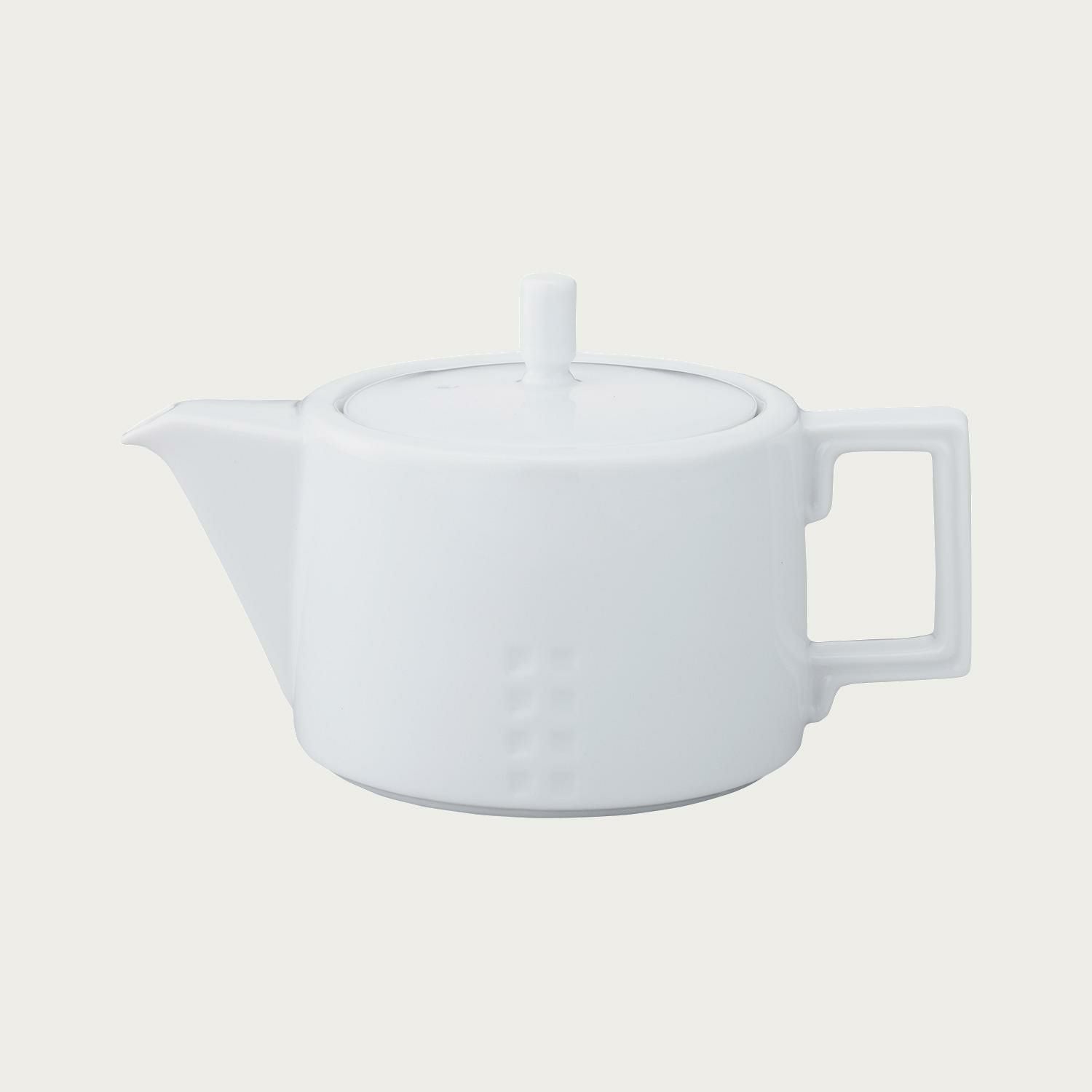 リズモホワイト ティーポット(茶こし付) | ノリタケ食器公式オンライン