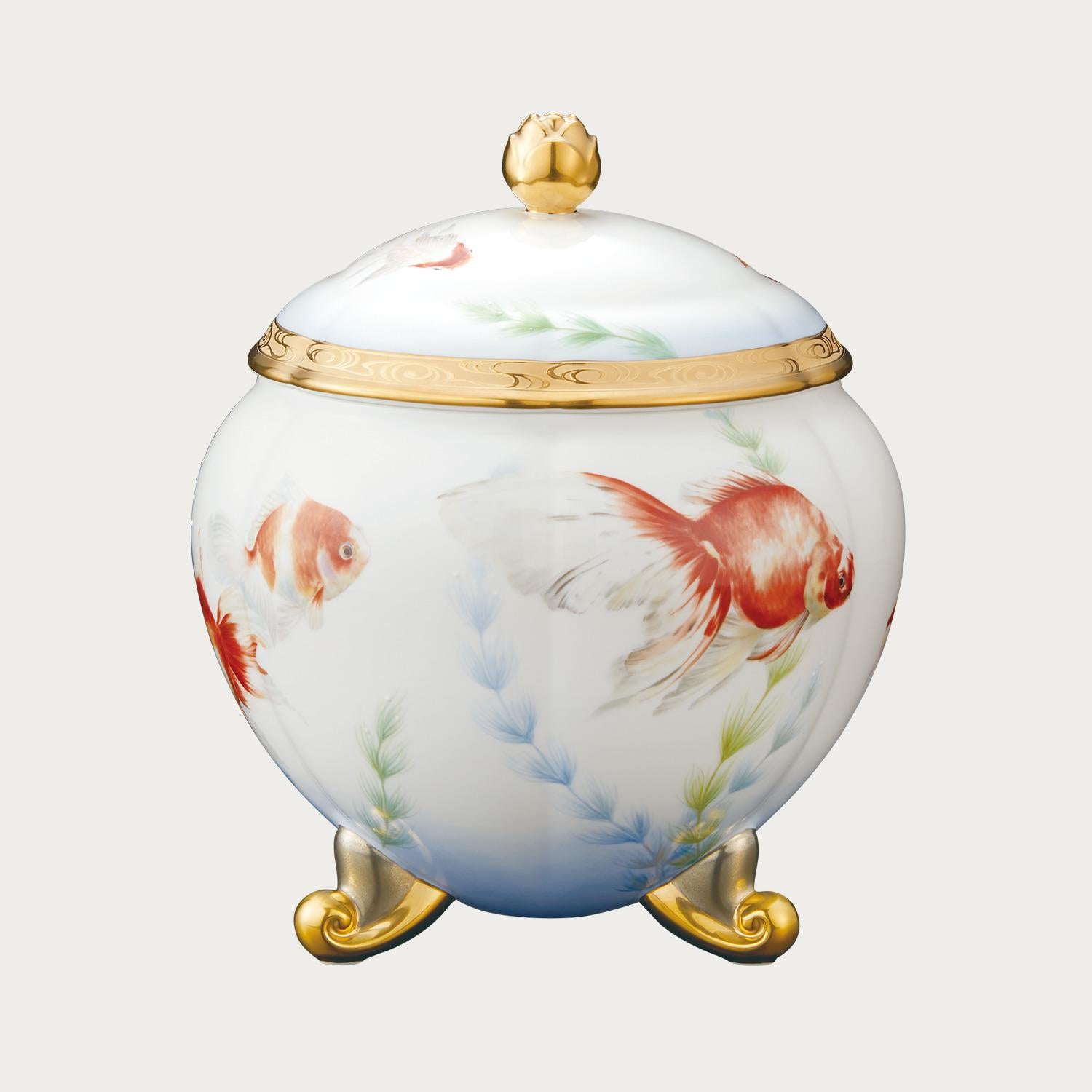 受注生産・納期最長5カ月】宝蓋物（金魚・ランチュウ図） | ノリタケ