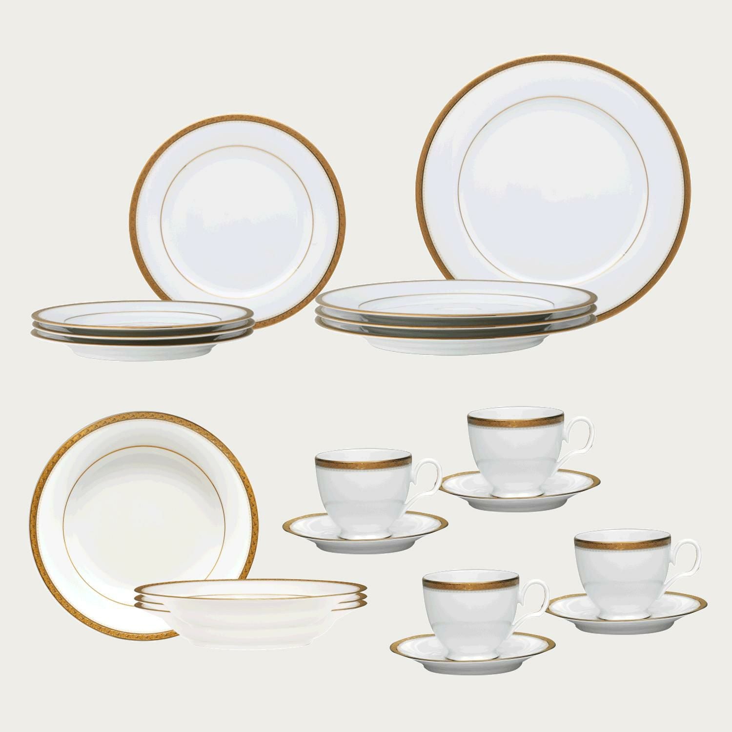 □特別価格□シャーロッタゴールド 20PCセット | ノリタケ食器公式