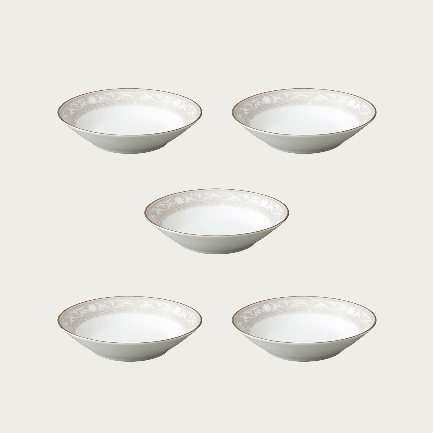 ノリタケ　食器セット プレート6枚 ボウル2枚 □特別価格□ベージュ唐草柄 14cmボウルセット(5枚) | ノリタケ食器