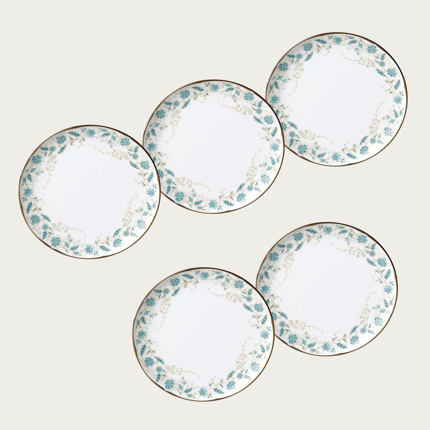 □特別価格□更紗柄 19cmクーププレートセット(5枚) | ノリタケ食器