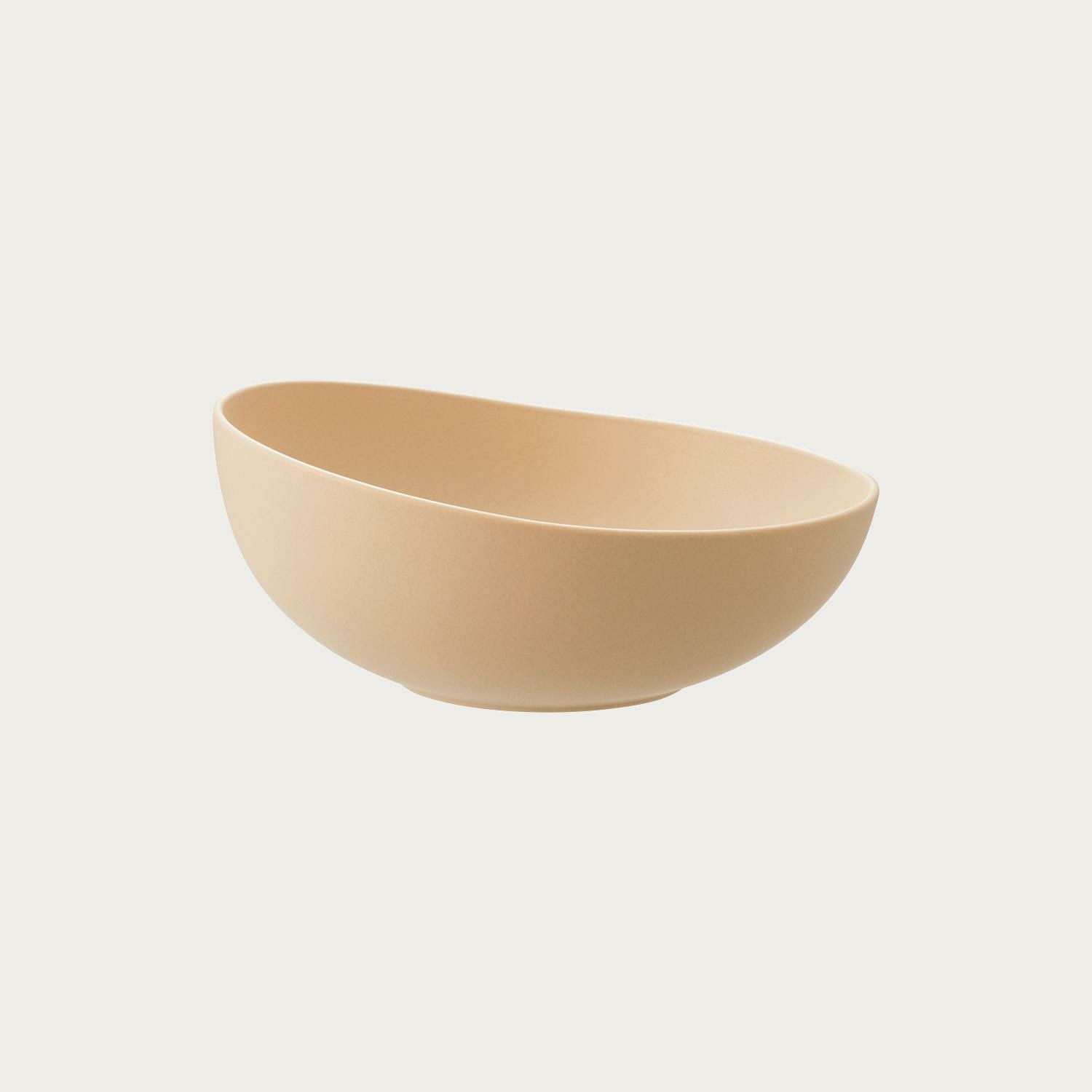 アトール マットベージュ 18cmオーガニックボウル | ノリタケ食器公式