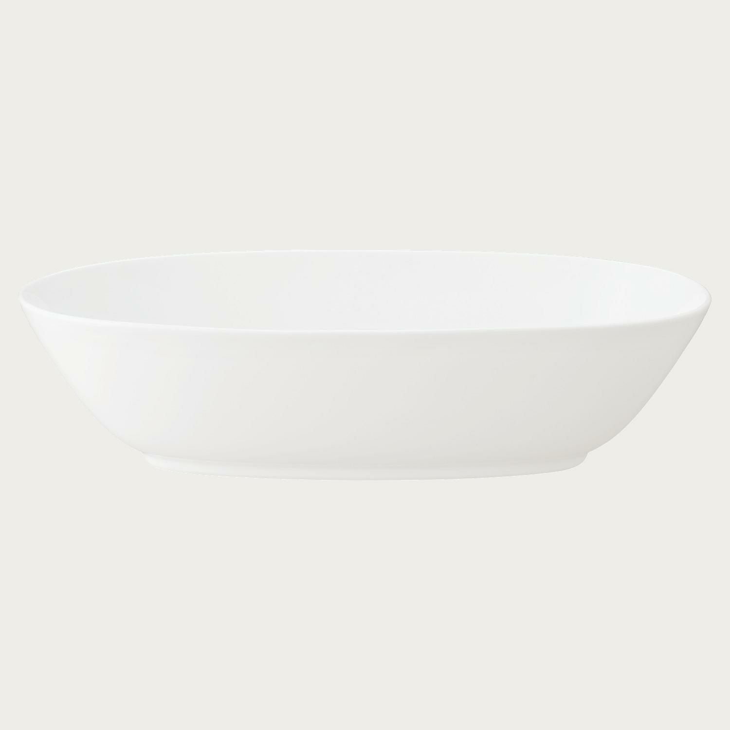 アトール ホワイト 31.5cmオーバルディープボウル | ノリタケ食器公式