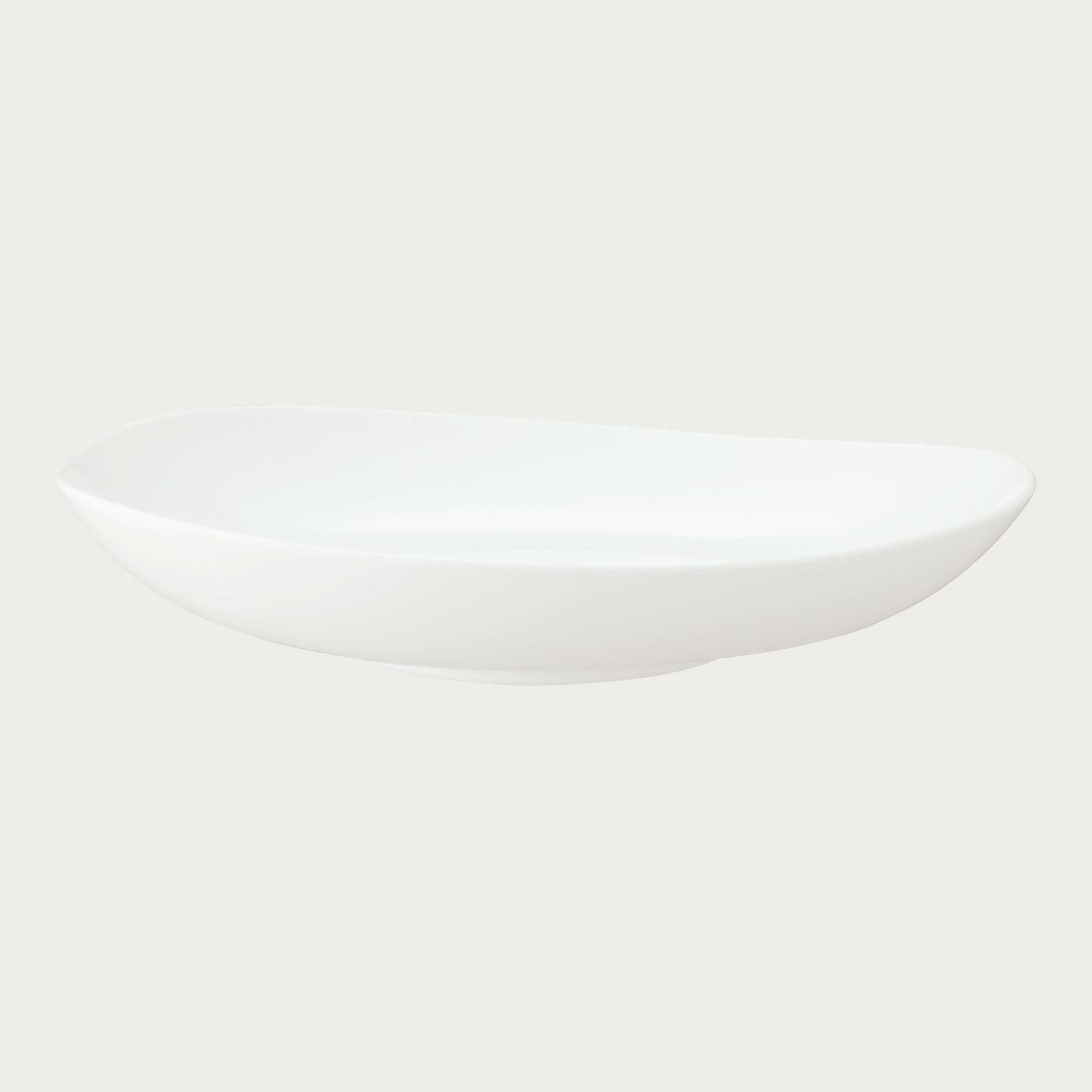 アトール ホワイト 31.5cmオーバルディープボウル | ノリタケ食器公式