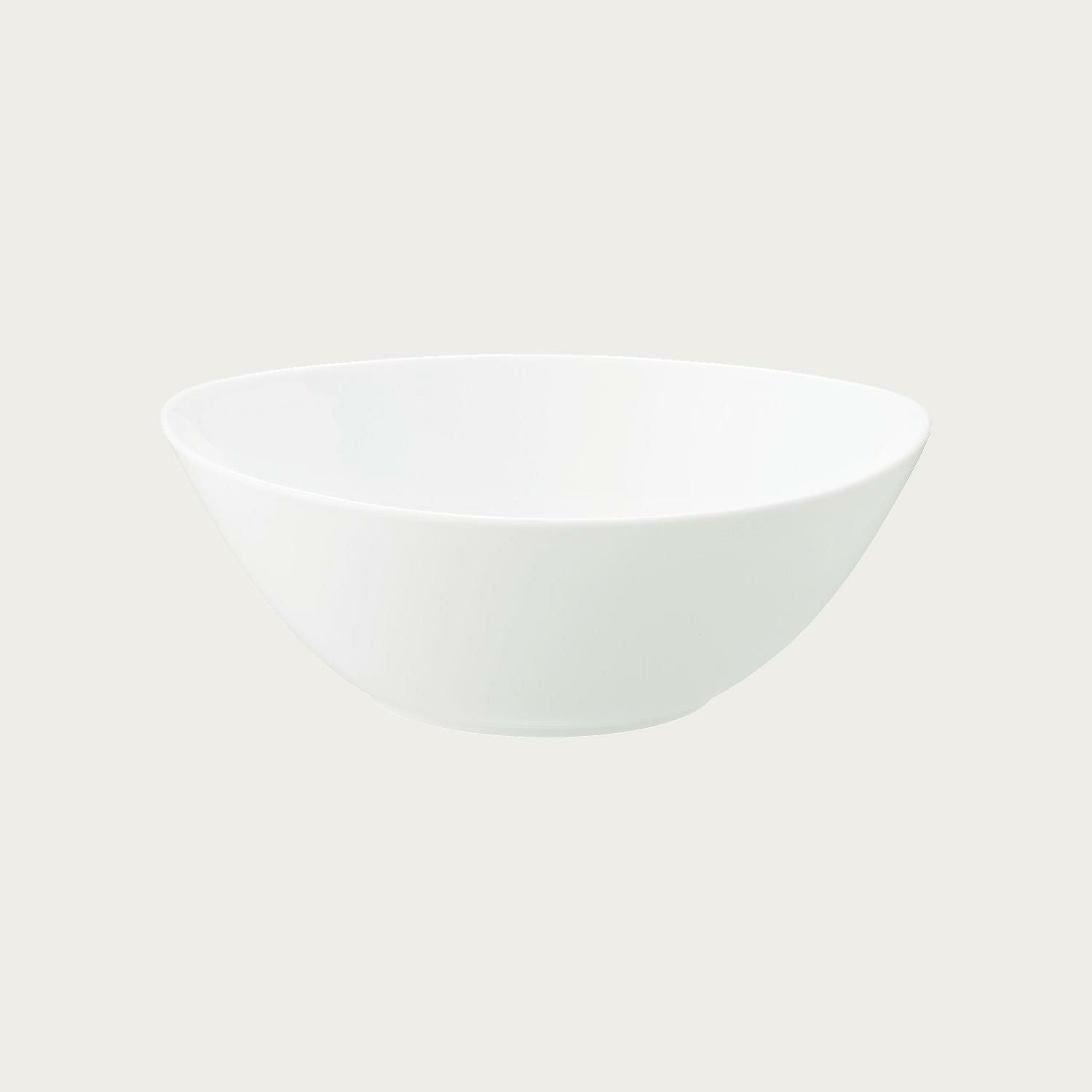 アトール ホワイト 19cmオーバルディープボウル | ノリタケ食器公式
