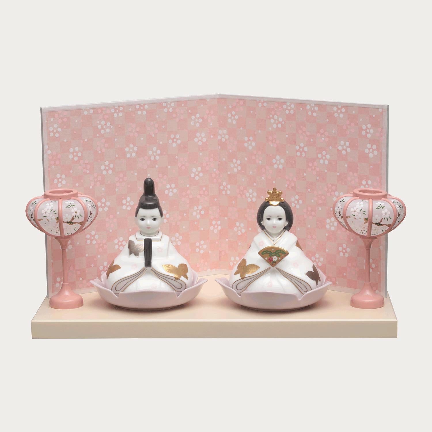 歳時記 ひな人形(桜色屏風) | ノリタケ食器公式オンラインショップ
