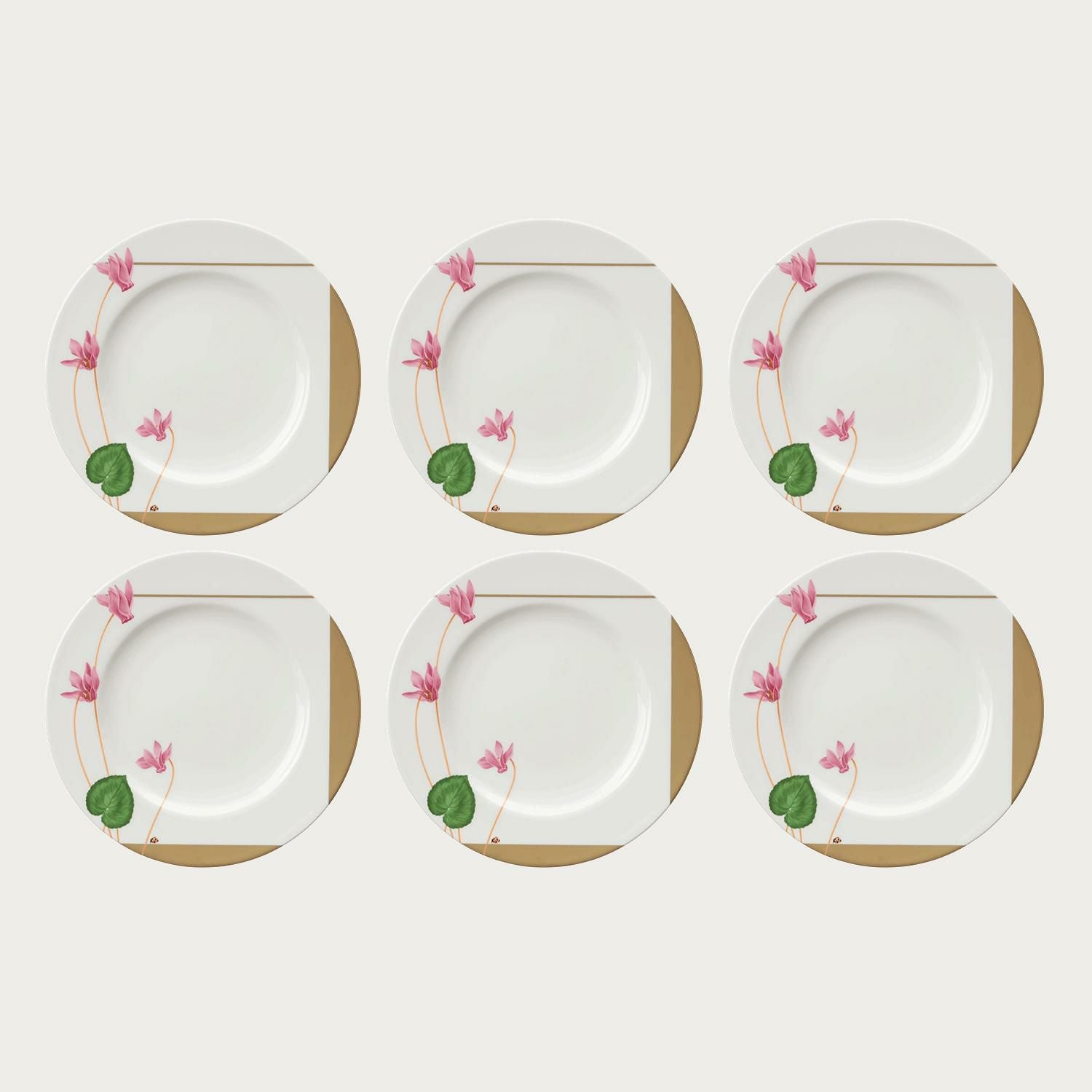 受注後3～5ヶ月でお届け】しろつめくさ 21.5cmプレート(銀) | ノリタケ